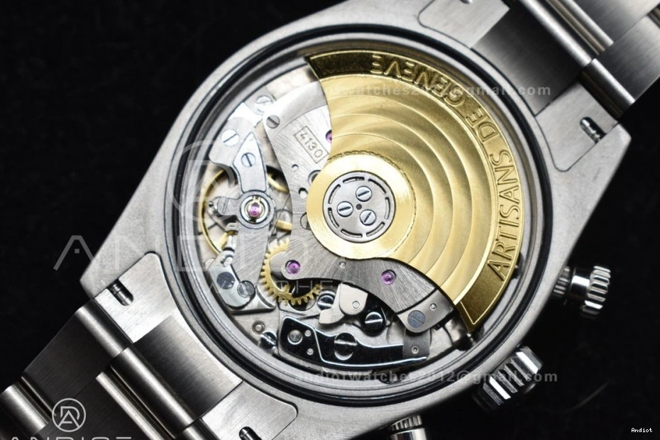 Daytona SS Dial Orange on SS A7750 Best Bracelet Edition Black ADGF 0306